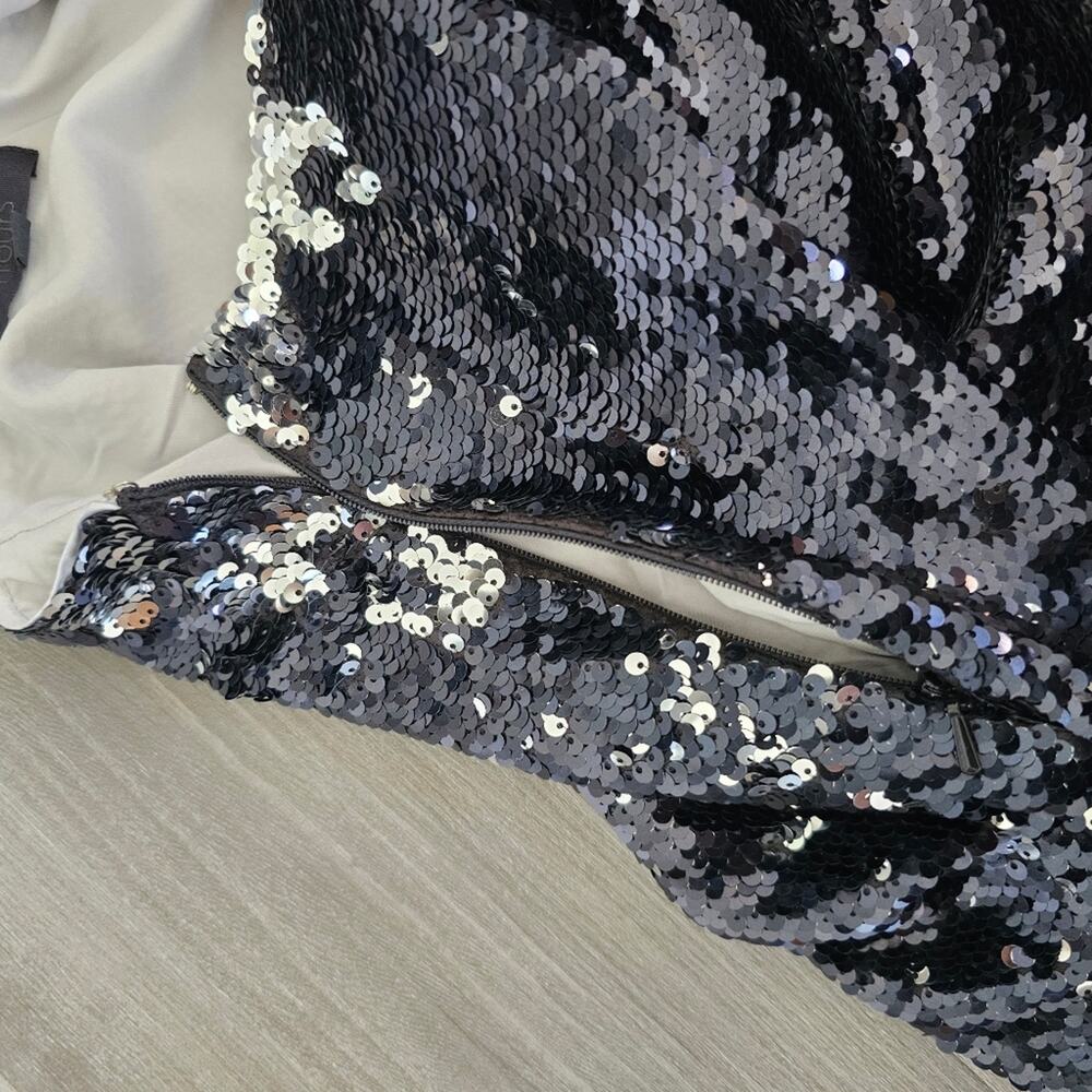 *FINAL PRICE DROP* h:ours black sequin skirt - Picture 10 of 11